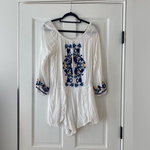 Lovers & Friends Embroidered Romper